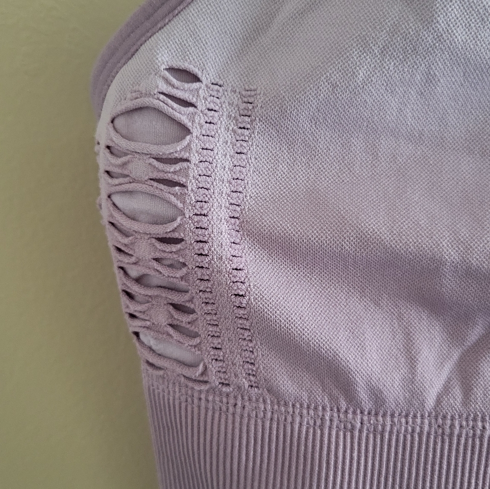Velocity | Lavender Racerback Sports Bra Large - Picture 3 of 6